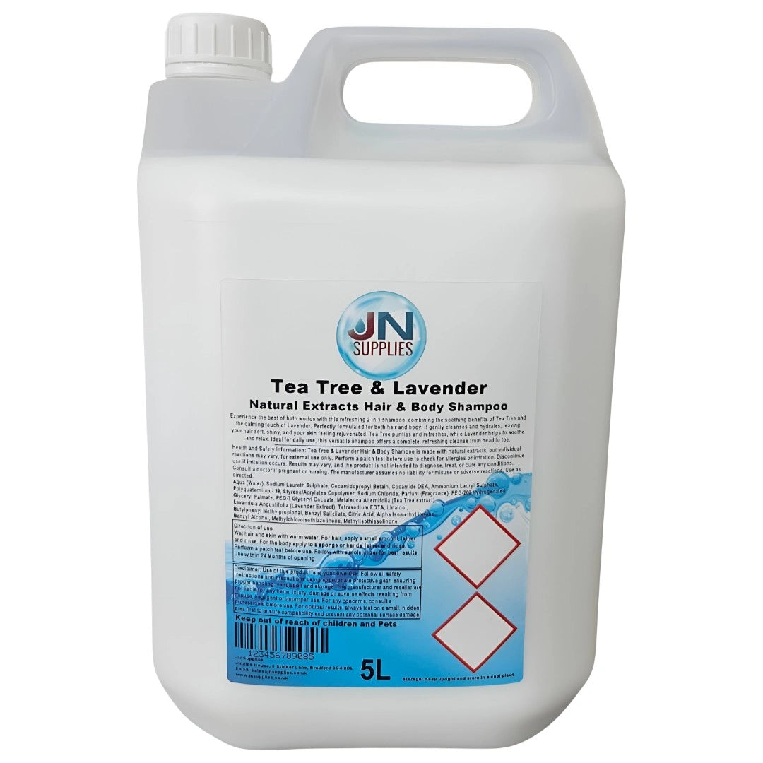 Tea Tree & Lavender Natural Extracts Hair & Body Shampoo
