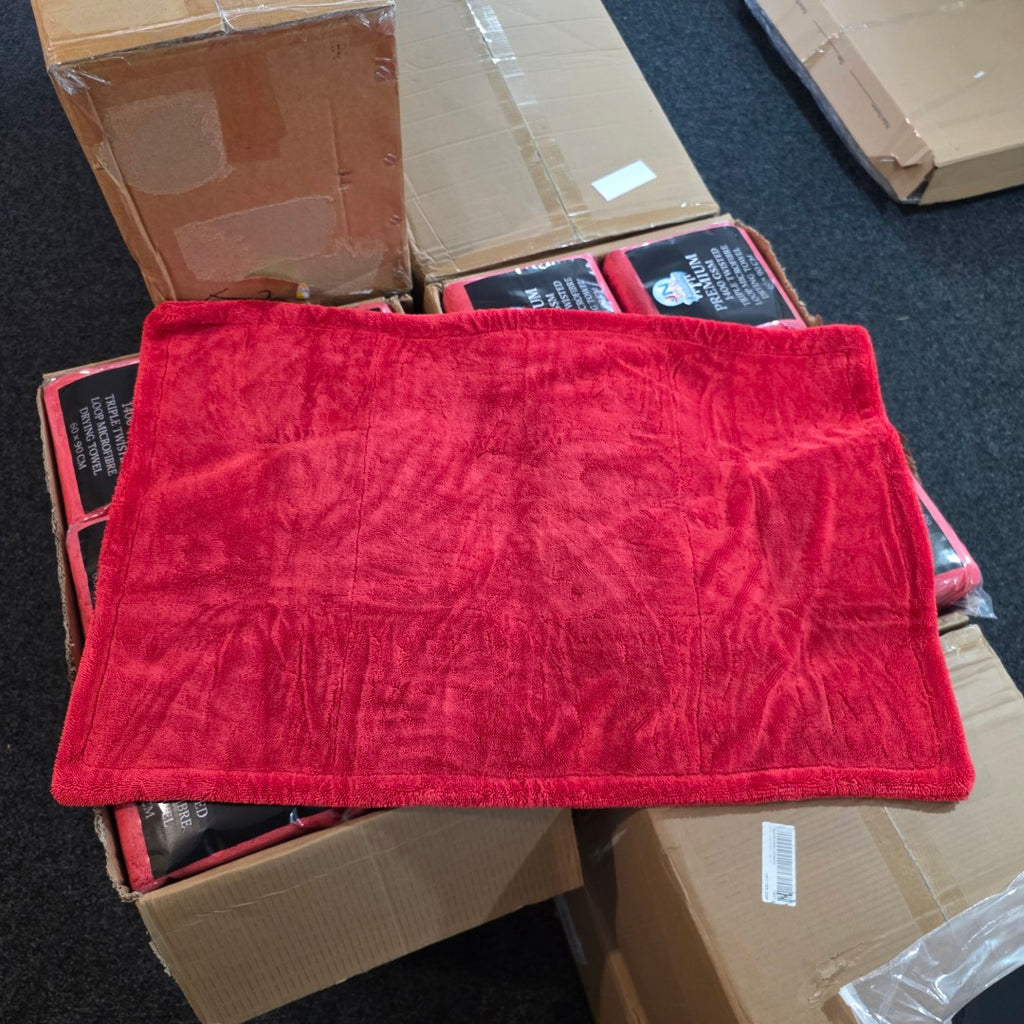 1400 GSM Microfiber Triple Twisted Loop Drying Towel XL Dual Sided