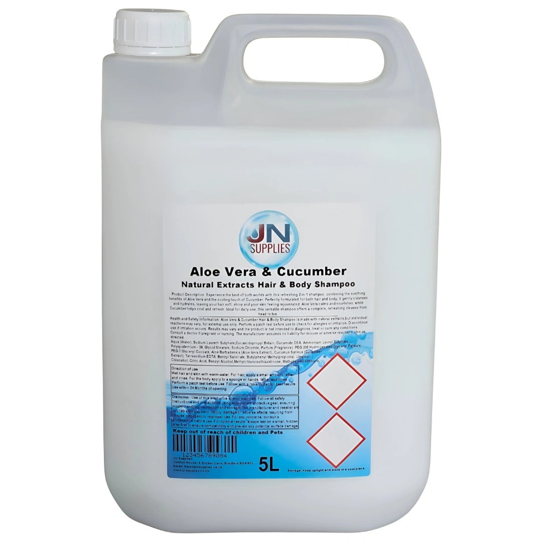 Aloe Vera & Cucumber Natural Extracts Hair & Body Shampoo