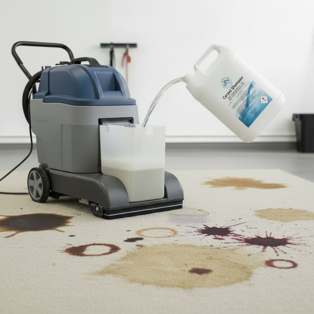 Carpet extraction machine cleaner being Carpet extraction machine cleaner being used to clean commercial carpets and upholstery