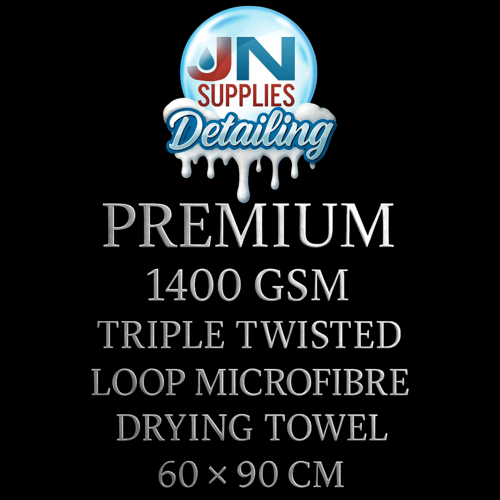1400 GSM Microfiber Triple Twisted Loop Drying Towel XL Dual Sided