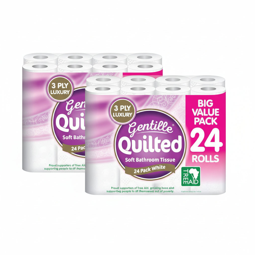 Gentille Quilted 3ply Toilet Rolls