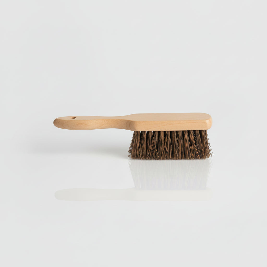 Wooden Hand Brush with Stiff Bassine