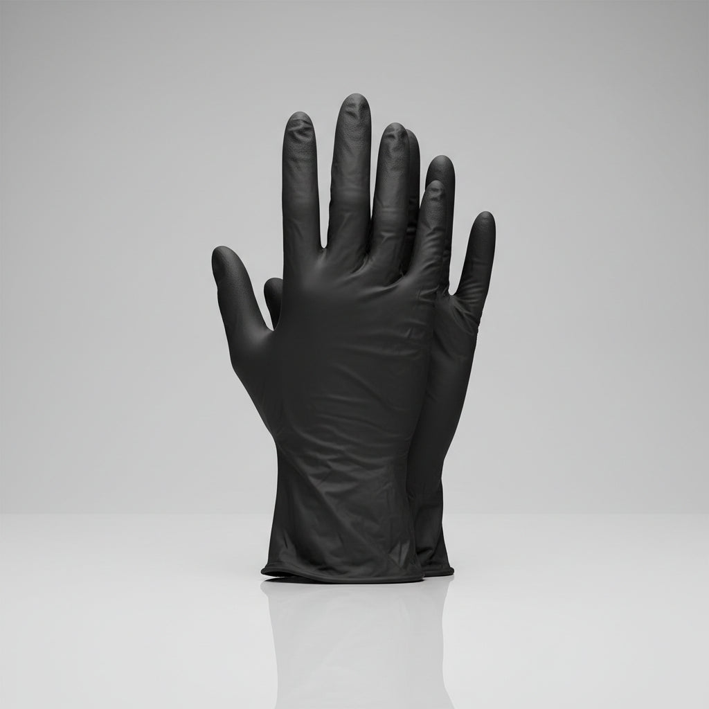 Nitrile Examination Gloves Powder Free 100 pack Black