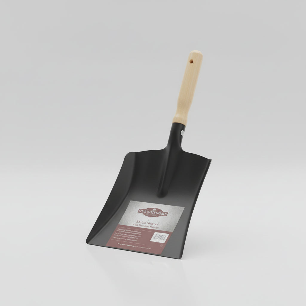 Metal Shovel with Wooden Handle 9"
