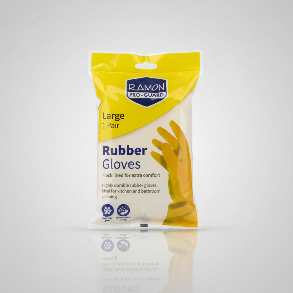 Rubber Gloves Large Pair