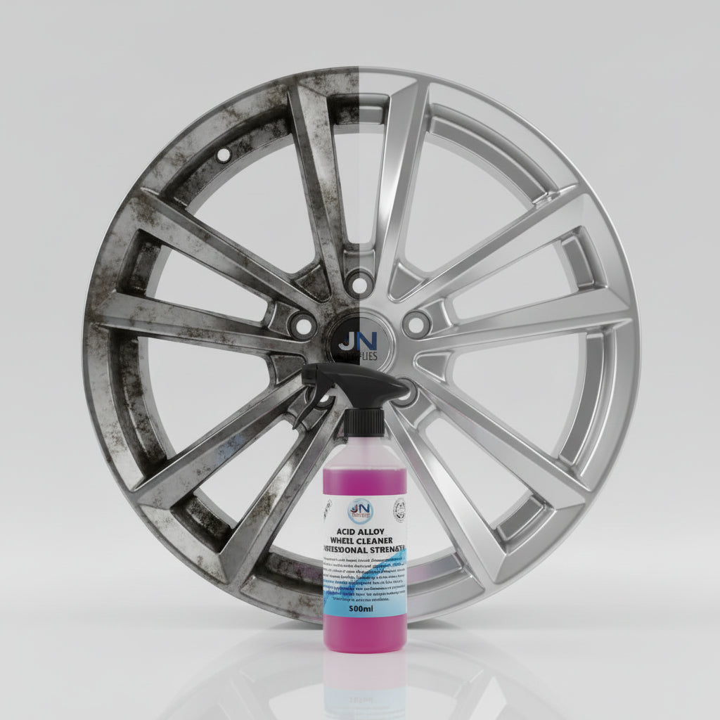 Smart Wheel Glossy Alloy Wheel Cleaner PRO – 500ml, Strong Acid-Free Formula, Professional Grade For Valeters