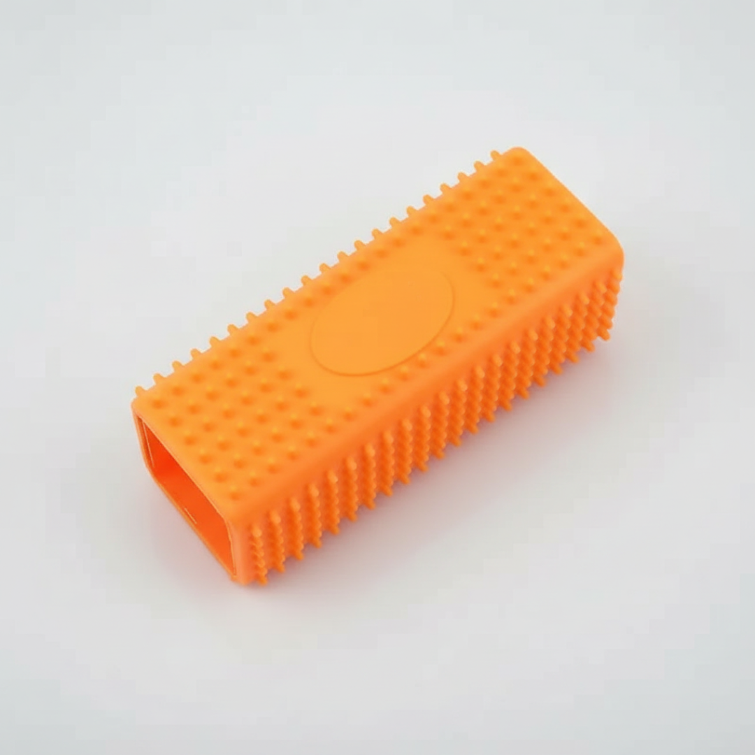 Pet Hair Tube Orange Square 4 Inch