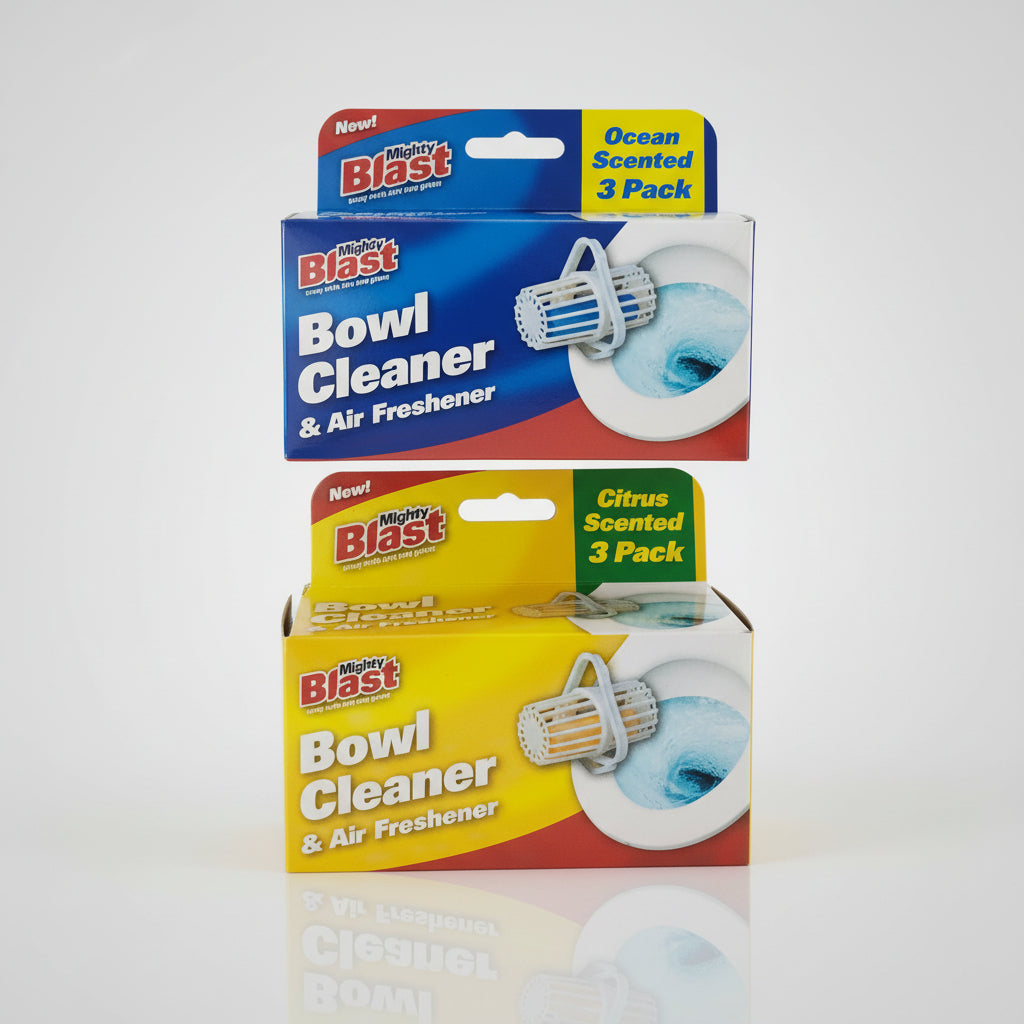 Toilet Bowl Cleaner and Air Freshener X3 Pack