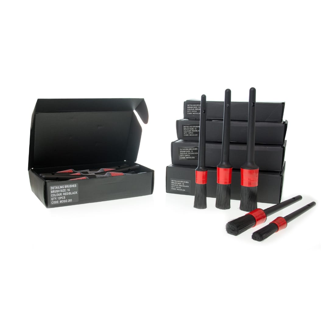 Black / Red Sash Detailing Brushes - Martin Cox